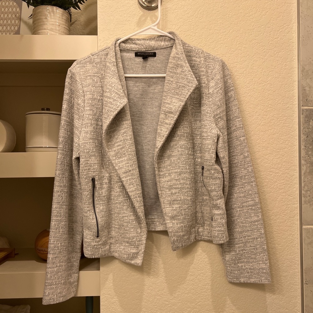 Banana Republic Lightweight Gray Jacket